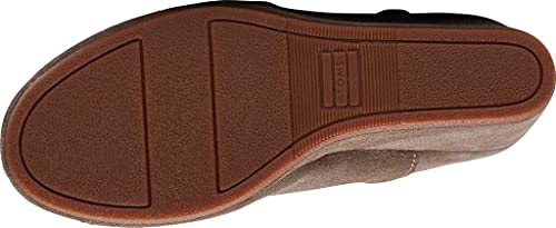 TOMS Kelsey Taupe Gray Suede 12