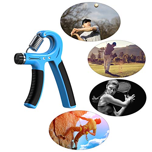 Longang Hand Grip Strengthener Adjustable Resistance 11-132 Lbs (5-60kg) - Hand Gripper Exerciser, Strengthen Grip, Hand Squeezer, Wrist Strengthener and Hand Workout