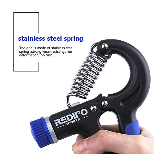 Hand Grip Strengthener - 2 Pack Forearm Exerciser Adjustable Resistance 20-90lbs Hand Squeezer for Men,Women - Grip Workout and Hand Rehabilitation