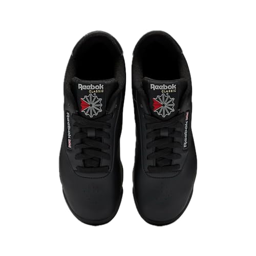 Reebok womens Princess Sneaker, Black, 7.5 US