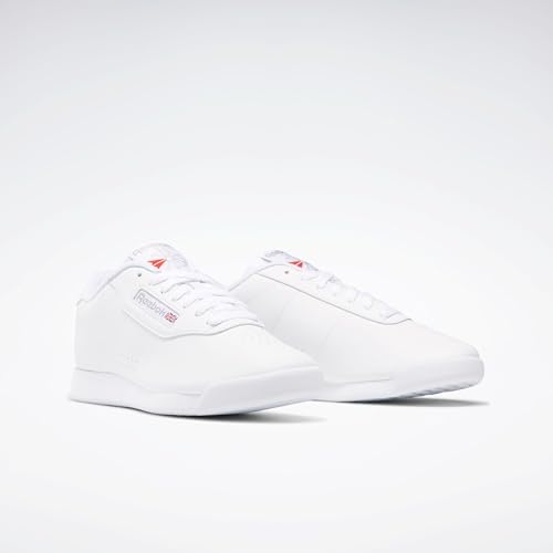 Reebok Women's Princess Sneaker, White, 8 W