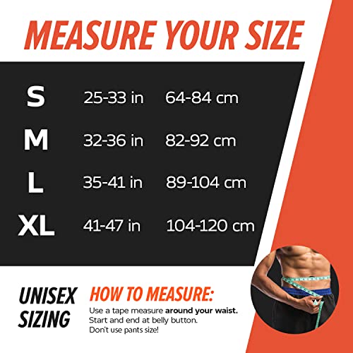 Leather Weight Lifting Belt for Men, Womens Weight Lifting Belts, Back Belt Weightlifting, Squat Belts for Men, Weight Training Belt, Deadlift Belt for Men, Clip Lifting Belt (Small, Black/White)