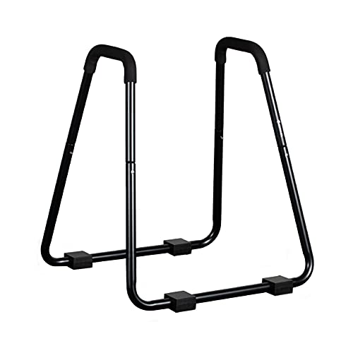 Titan Fitness HD Dip Station Stand Body Press Black Solid Foam Grips