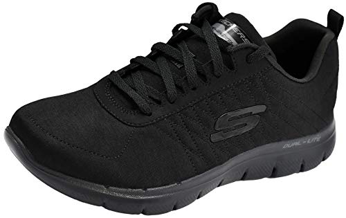 Skechers Flex Appeal 2.0 Black/White 9.5 B (M)
