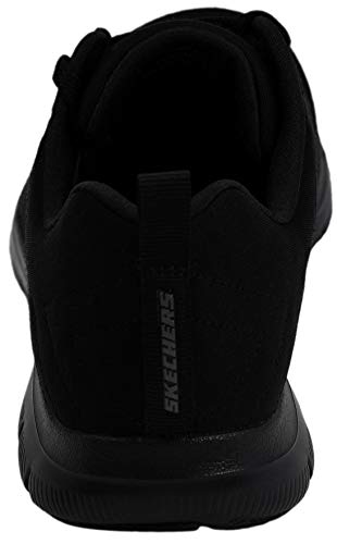 Skechers Flex Appeal 2.0 Black/White 9.5 B (M)