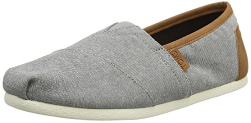 TOMS Men's Classic Canvas Slip-On, Frost Grey Chambray - 9.5 D(M) US