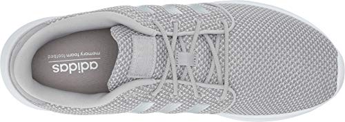 adidas Women's CloudfoamQT Racer Xpressive-Contemporary CloudfoamRunning Sneakers Shoes, light granite/silver metallic/grey, 6.5 M US