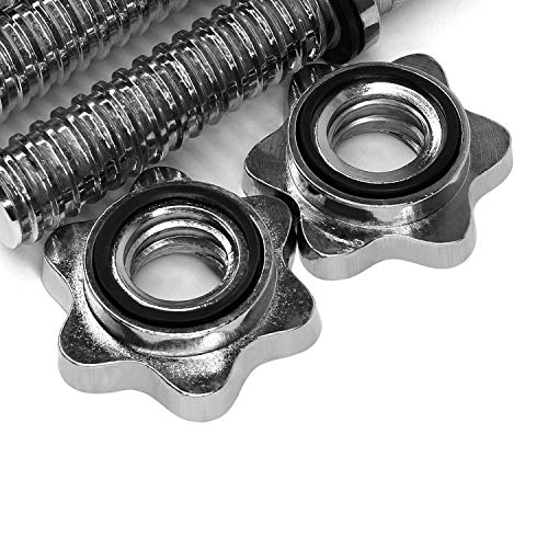 Yaheetech 55lb Olympic Barbell Dumbbell Weight Set Gym Lifting Exercise Workout Olympic Bar Curl Bar