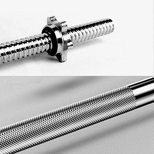 Yaheetech 55lb Olympic Barbell Dumbbell Weight Set Gym Lifting Exercise Workout Olympic Bar Curl Bar