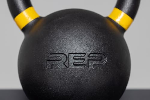 REP FITNESS Kettlebells for Strength and Conditioning, Fitness, and Cross-Training - LB and KG Markings