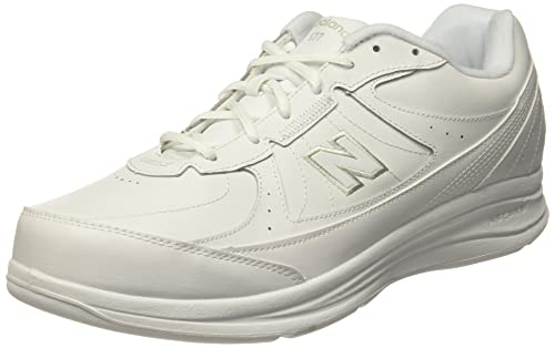 White New Balance Men's 577 Lace-up Shoe, 8X-Wide