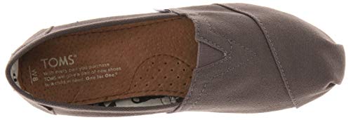 TOMS Women's Classic Canvas Slip-On,Ash,8.5 M US
