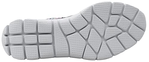 Skechers Women's Sport Empire - Rock Around Relaxed Fit Fashion Sneaker, Black/Multi, 5.5 B(M) US