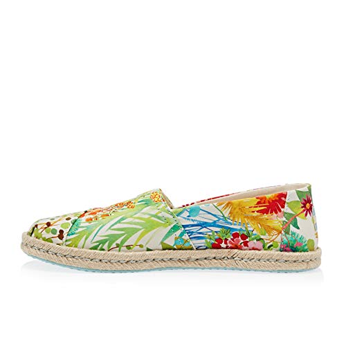 TOMS Women's Alpargata Espadrille, Size: 5 B(M) US, Color: Sunshine Floral Delight