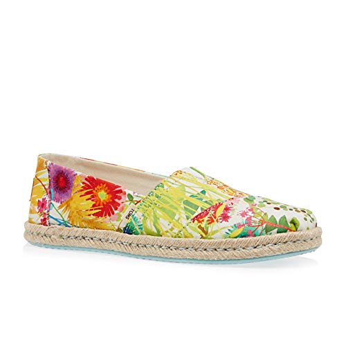 TOMS Women's Alpargata Espadrille, Size: 5 B(M) US, Color: Sunshine Floral Delight