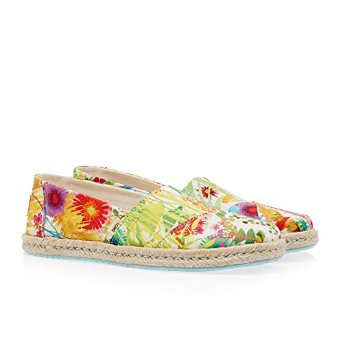 TOMS Women's Alpargata Espadrille, Size: 5 B(M) US, Color: Sunshine Floral Delight