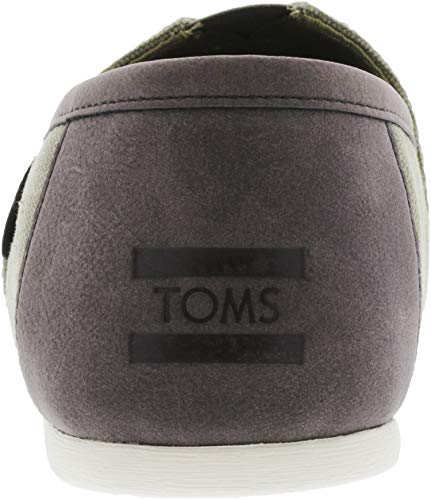 TOMS - Men Slip-On Shoes, Size: 9.5 D(M) US, Color: Olive Wash Canvas/Trim