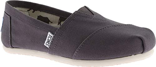 TOMS Women's Classic Alpargata Slip-On Shoe Ash Canvas 5 M