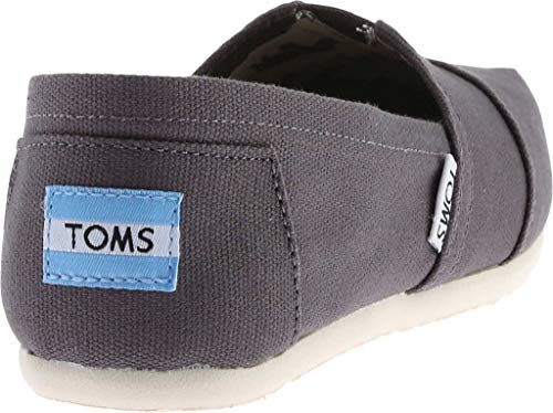 TOMS Women's Classic Alpargata Slip-On Shoe Ash Canvas 5 M