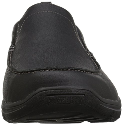 Skechers Men's Relaxed Fit: Harper-Forde Slip-On Loafer, Black Leather, 11 M US