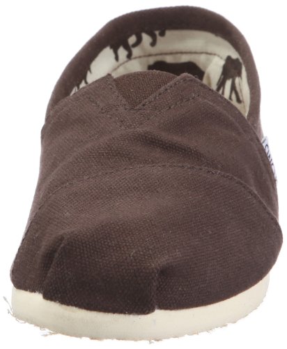 TOMS Women's Chocolate Canvas Classic ALPRG Chocolate 001001B10-CHOCO (Size: 5.5)
