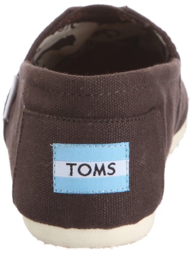TOMS Women's Chocolate Canvas Classic ALPRG Chocolate 001001B10-CHOCO (Size: 5.5)