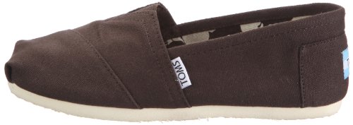 TOMS Women's Chocolate Canvas Classic ALPRG Chocolate 001001B10-CHOCO (Size: 5.5)
