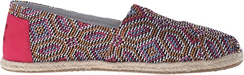TOMS mens Seasonal Classics fashion sneakers, Pink Multi Woven/Rope, 5 US