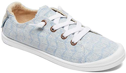 Roxy Women's Bayshore Slip On Sneaker Shoe, Denim, 7 M US