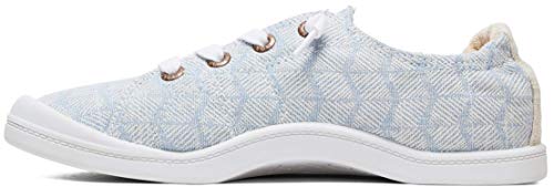 Roxy Women's Bayshore Slip On Sneaker Shoe, Denim, 7 M US