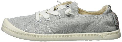 Roxy Women's Bayshore Slip on Sneaker Shoe, Grey Ash, 8 Regular US