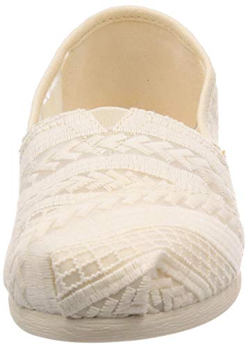 TOMS Women's Alpargata Espadrille, Size: 5.5 B(M) US, Color: Natural Arrow Embroi