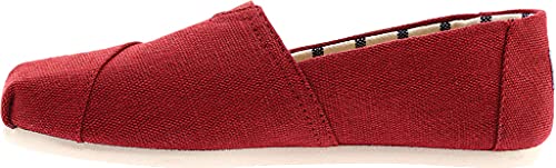 TOMS Women's Alpargata Espadrille Loafer, Black Cherry, 5.5
