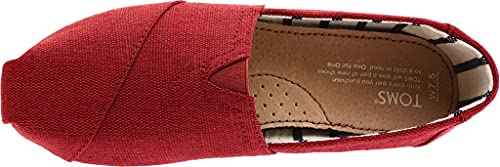 TOMS Women's Alpargata Espadrille Loafer, Black Cherry, 5.5