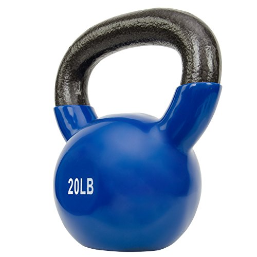 Sunny Vinyl Coated Kettlebell (20-Pound)