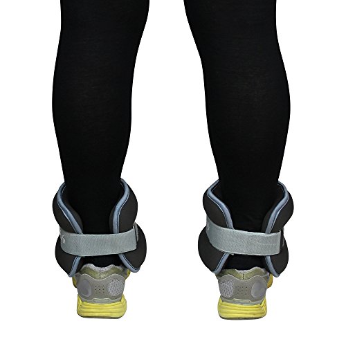 Zensufu Ankle or Wrist Weights Pair Set with Adjustable Strap (5 LB)