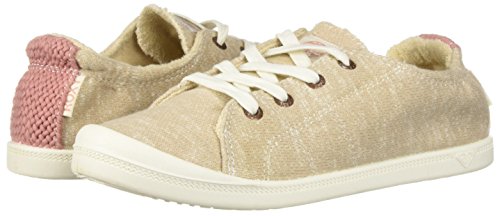Roxy Women's Bayshore Slip On Sneaker Shoe, Tan 1, 5