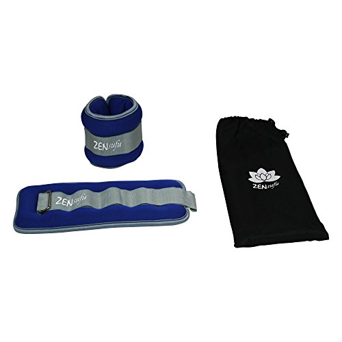 Zensufu Adjustable Ankle or Wrist Weights (3 LB)
