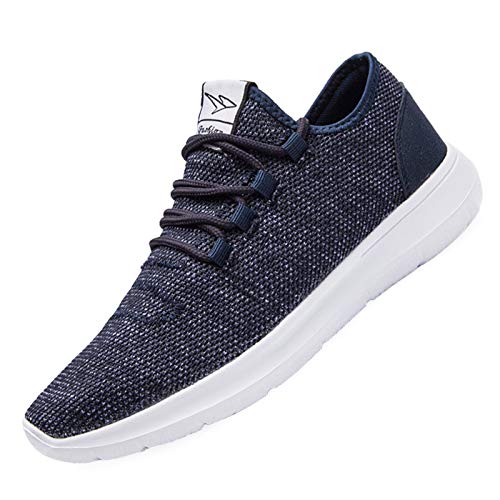 KEEZMZ Men's Running Shoes Fashion Breathable Sneakers Mesh Soft Sole Casual Athletic Lightweight Blue-41
