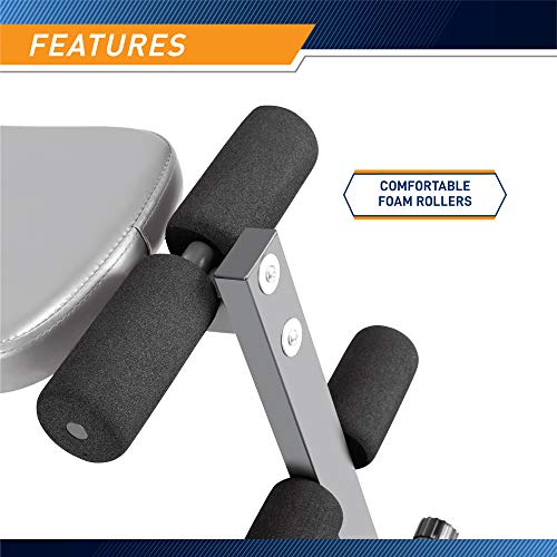 Apex Utility Bench Slant Board Sit Up Bench Crunch Board Ab Bench for Toning and Strength Training JD-1.2