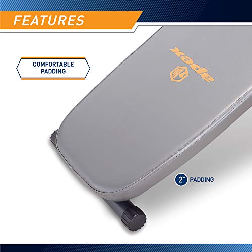 Apex Utility Bench Slant Board Sit Up Bench Crunch Board Ab Bench for Toning and Strength Training JD-1.2