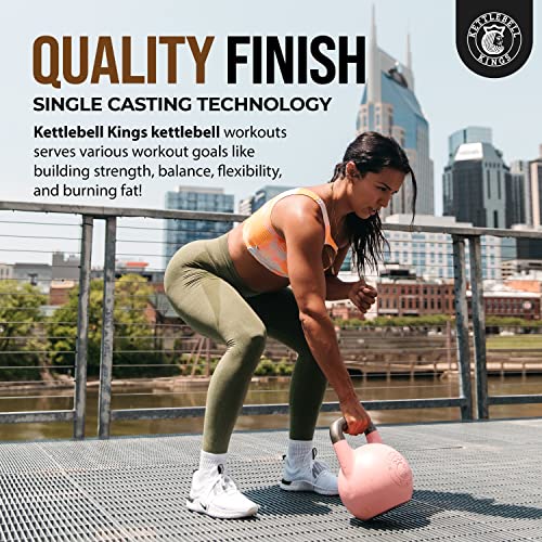 Kettlebell Kings | Competition Kettlebell Weights | Kettlebell Sets for Women & Men | Designed for Comfort in High Repetition Workouts | Superior Balance for Better Workouts
