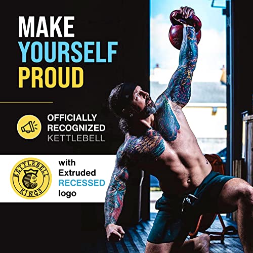 Kettlebell Kings | Competition Kettlebell Weights | Kettlebell Sets for Women & Men | Designed for Comfort in High Repetition Workouts | Superior Balance for Better Workouts