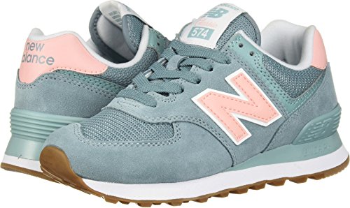 New Balance Women's 574 V2 Summer Sneaker, Smoke Blue, 8 B US