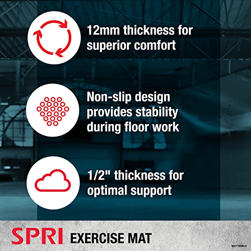 Blue SPRI Exercise Mat for Weight Loss