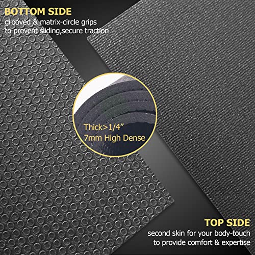 Thick Non-Slip Workout Mat for Weight Loss