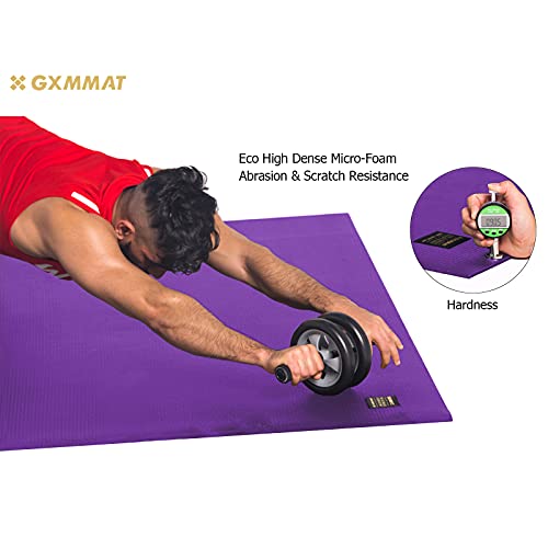 Gxmmat Large Exercise Mat 6'x 4'x 7mm Ultra Durable,Non-Slip,Thick Workout Mats for Home Gym Flooring- Plyo,MMA,Jump,Gymnastics,Cardio Mat