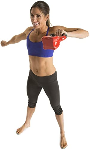 GoFit Premium Vinyl Dipped Kettle Bell with Introductory Training DVD