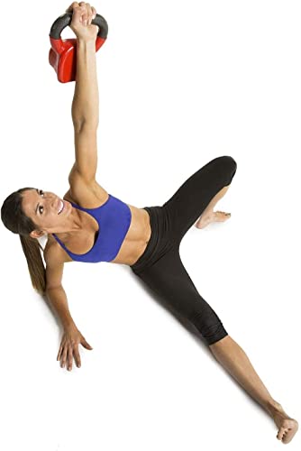 GoFit Premium Vinyl Dipped Kettle Bell with Introductory Training DVD