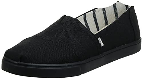 TOMS Womens Alpargata Cupsole Oxford, Black, 6